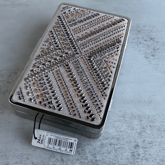 Parfois Evening Clutch Chain Art Deco New - Picture 6 of 9